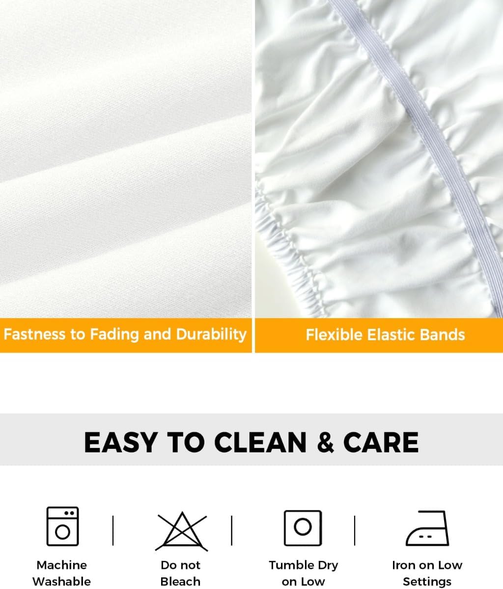 Yellow Lemon Bed Skirt Queen Size 16 Inch Drop, Adjustable Elastic Wrap Around Bed Skirts Easy Fitting Dust Ruffle Bedskirt Bed Frame Cover Blooming Floral Botanical Leaves